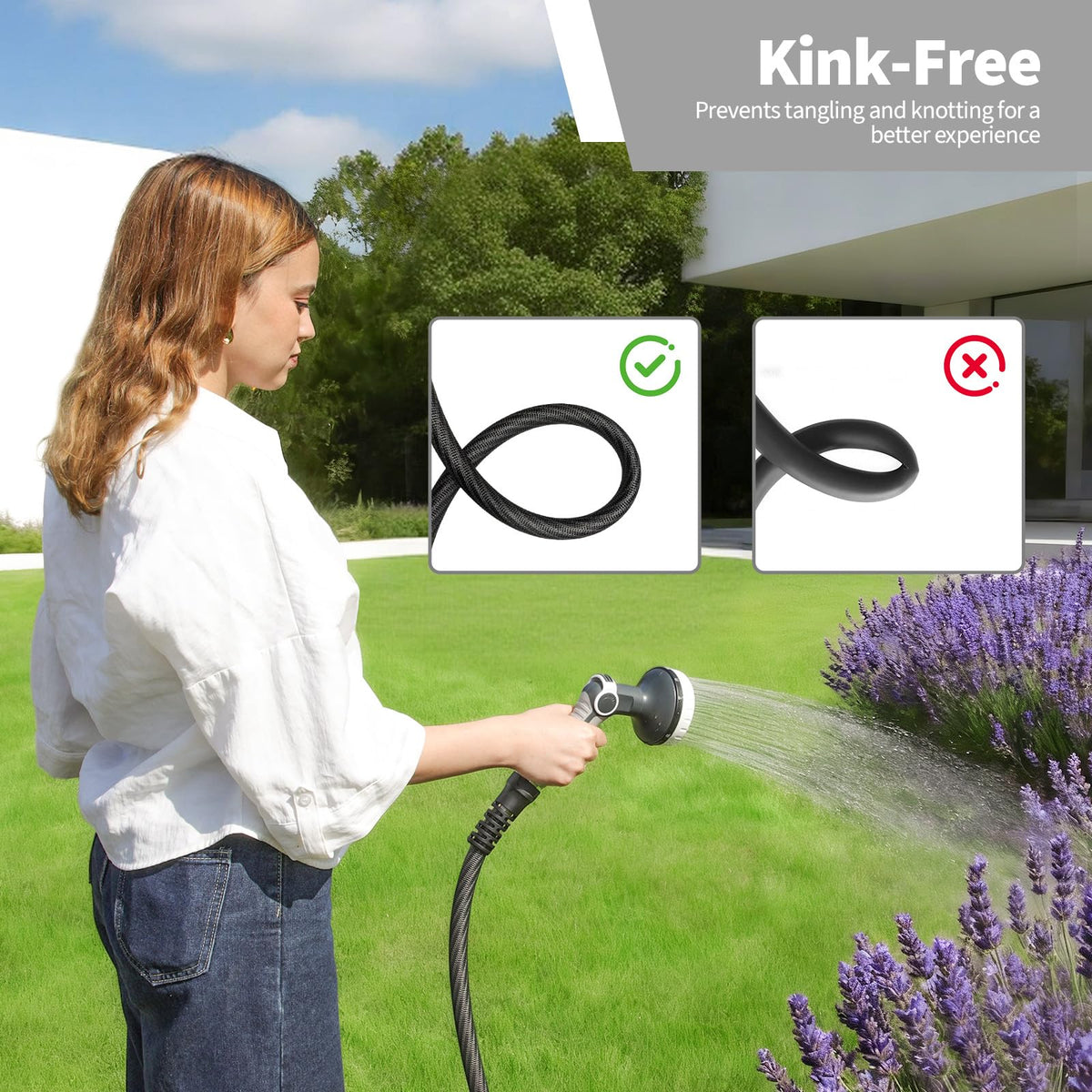 YESTAR 360-degree swivel ends minimize twists during operation