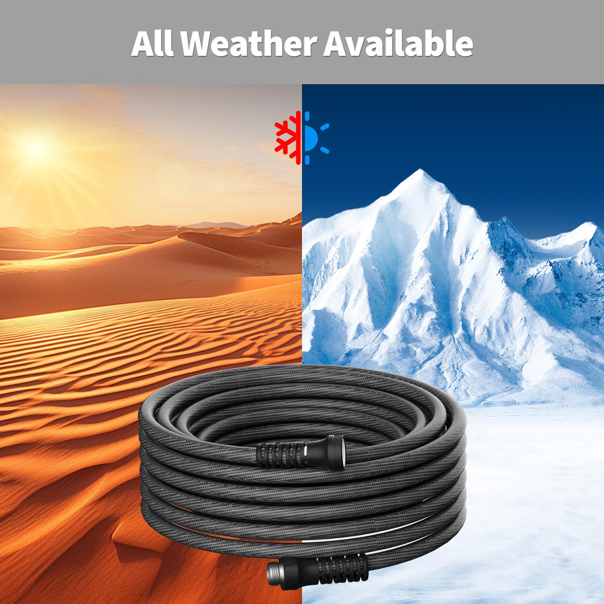 YESTAR 360-degree swivels reduce kinking and improve water flow.