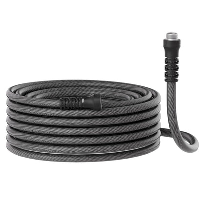YESTAR Garden Hose 75ft with swivel handle for smooth, tangle-free watering.