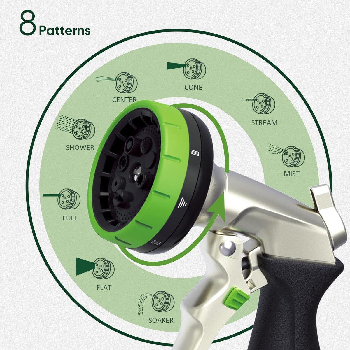 YESTAR ergonomic handle designed for comfortable grip during long tasks