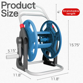 YESTAR hose reel cart side wind handle enables fast winding and repositioning.
