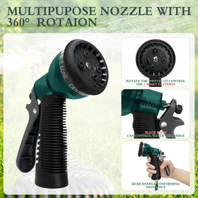 YESTAR seven-pattern nozzle offers versatile spraying for plants and washing.