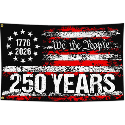 Yesuavt 250th anniversary flag 3x5 for durable outdoor display.