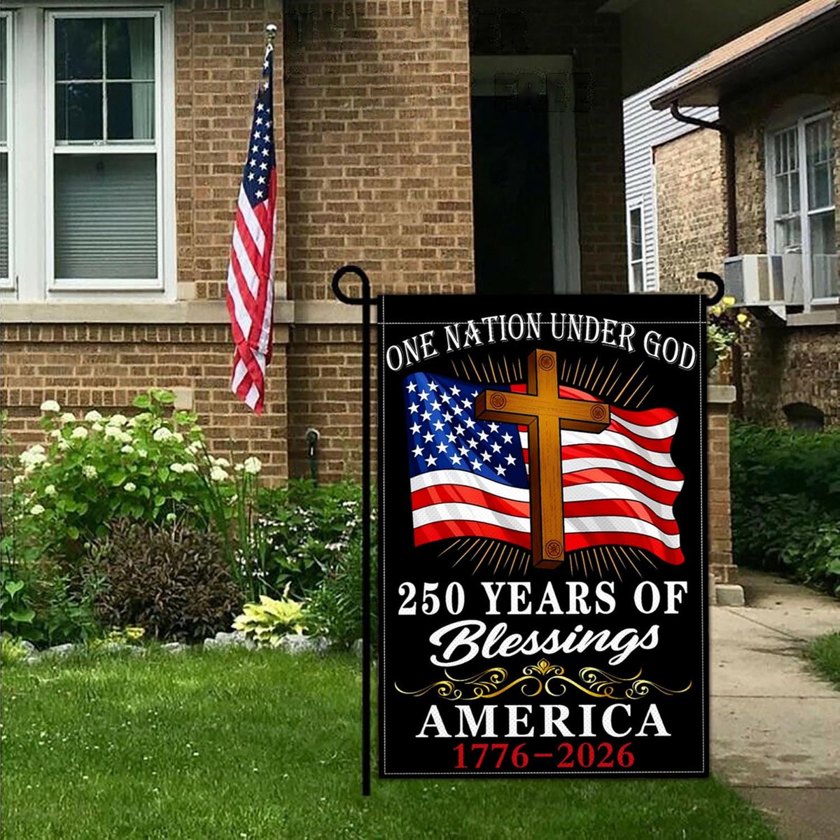 Yesuavt We The People 1776 design flag elevates outdoor displays.