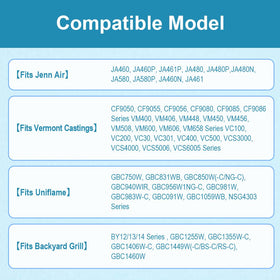 Yetaha 38-5 inch cable length reaches from burner to control box.