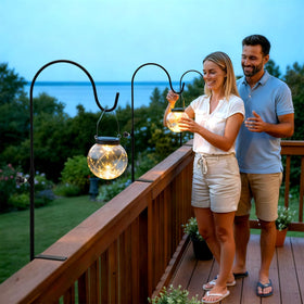 Yetene flower basket lantern or wind chime can be elegantly displayed.