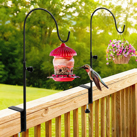 Yetene deck hook supports up to 30 pounds for flexible outdoor decorating.