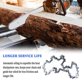 YETTAT durable, sharp chain delivers long-lasting cutting performance.