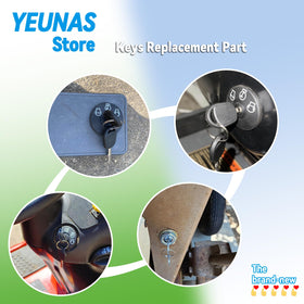 YEUNAS generic-looking ignition keys offer seamless swap across brands.