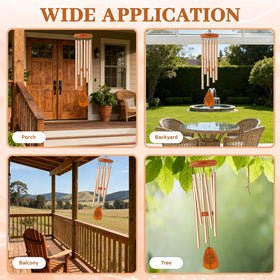 Yewfold porch garden wind chime enhancing outdoor decor