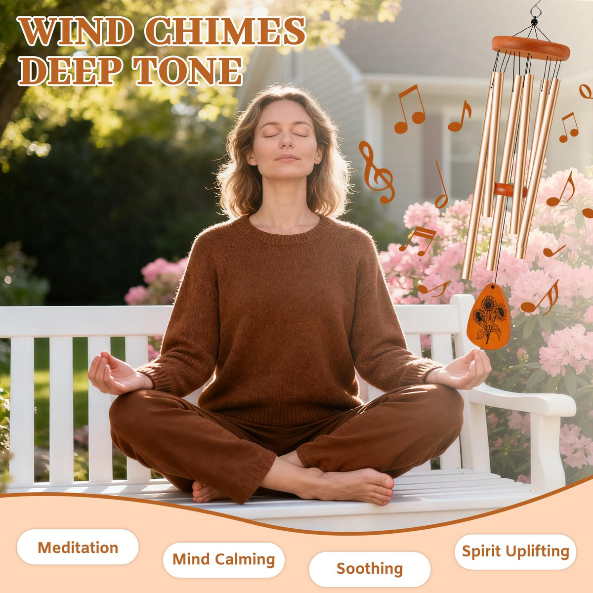 Idea for teachers or coworkers: Yewfold wind chime gift.