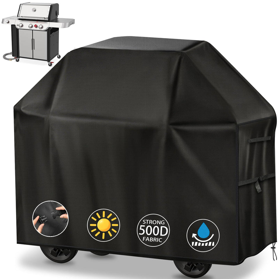 Yewkoisl 58inch universal fit grill cover shields against rain and sun