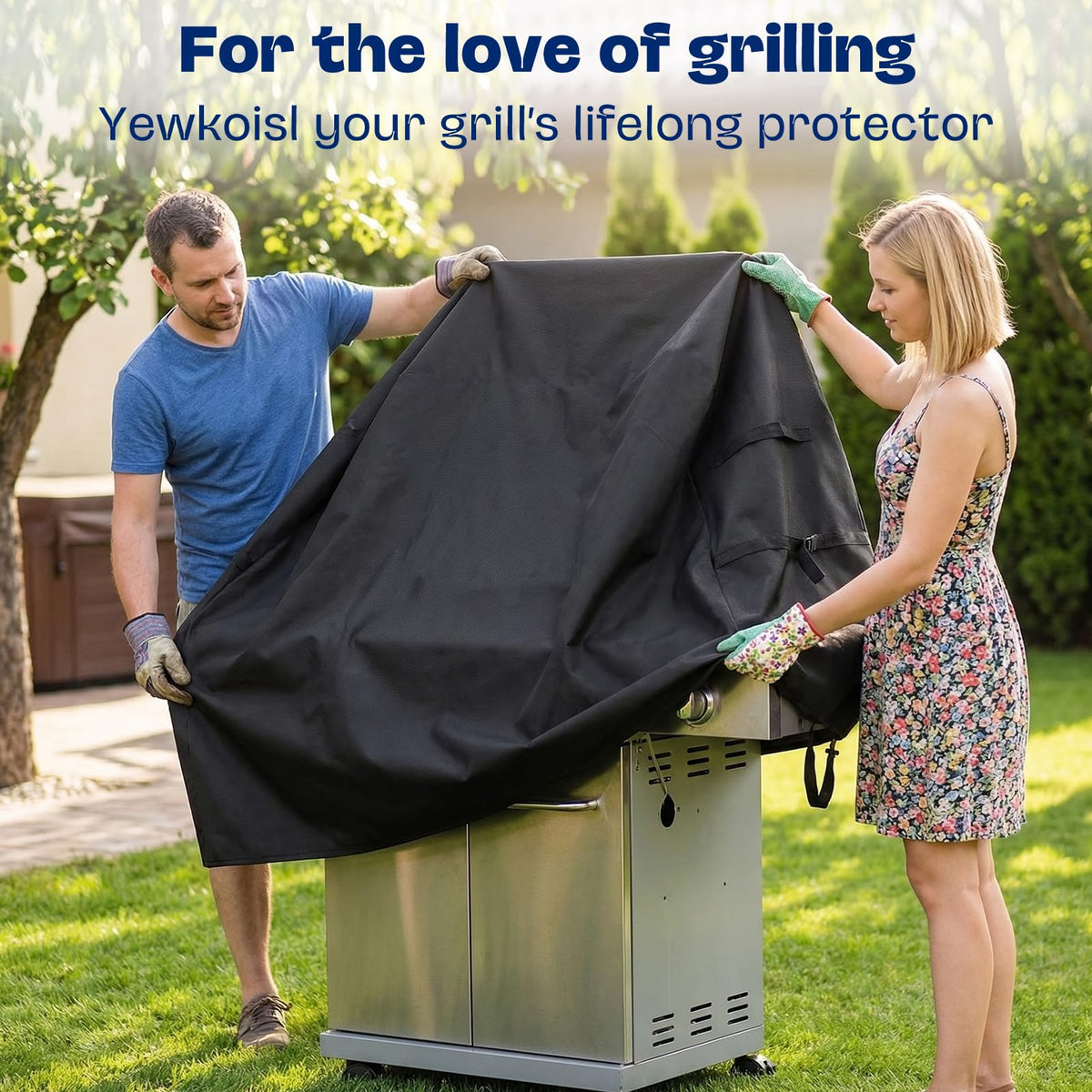 Yewkoisl Weber Genesis compatible grill cover for reliable shelter