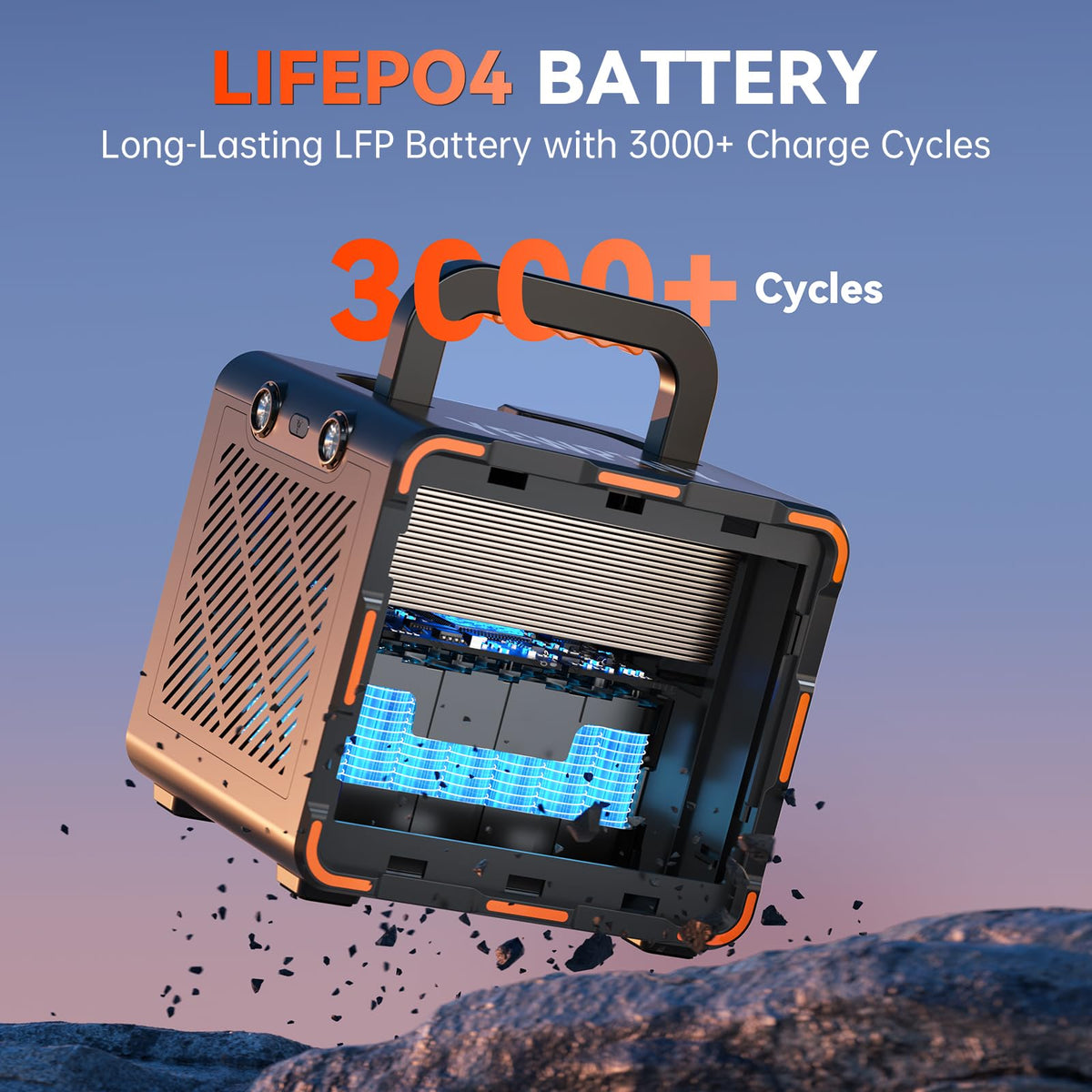 Yewpiny EM300 USB-C PD port supports fast charging for laptops and tablets.