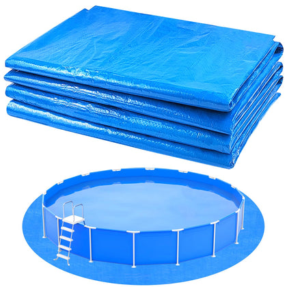YEXEXINM 16.4 ft round pool ground cloth underlay protects above-ground pools from punctures.