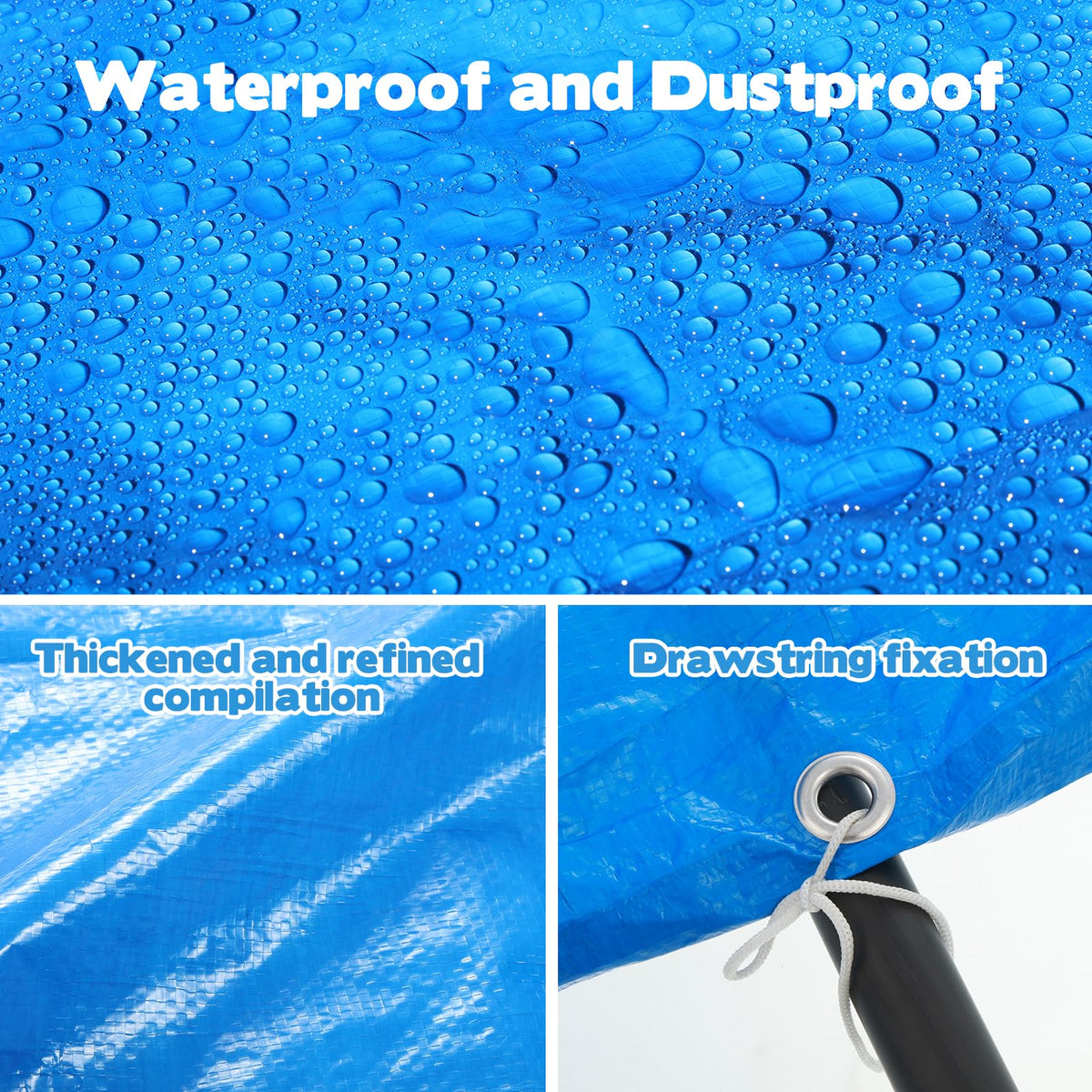 YEXEXINM heavy-duty waterproof material protects against rain and debris.