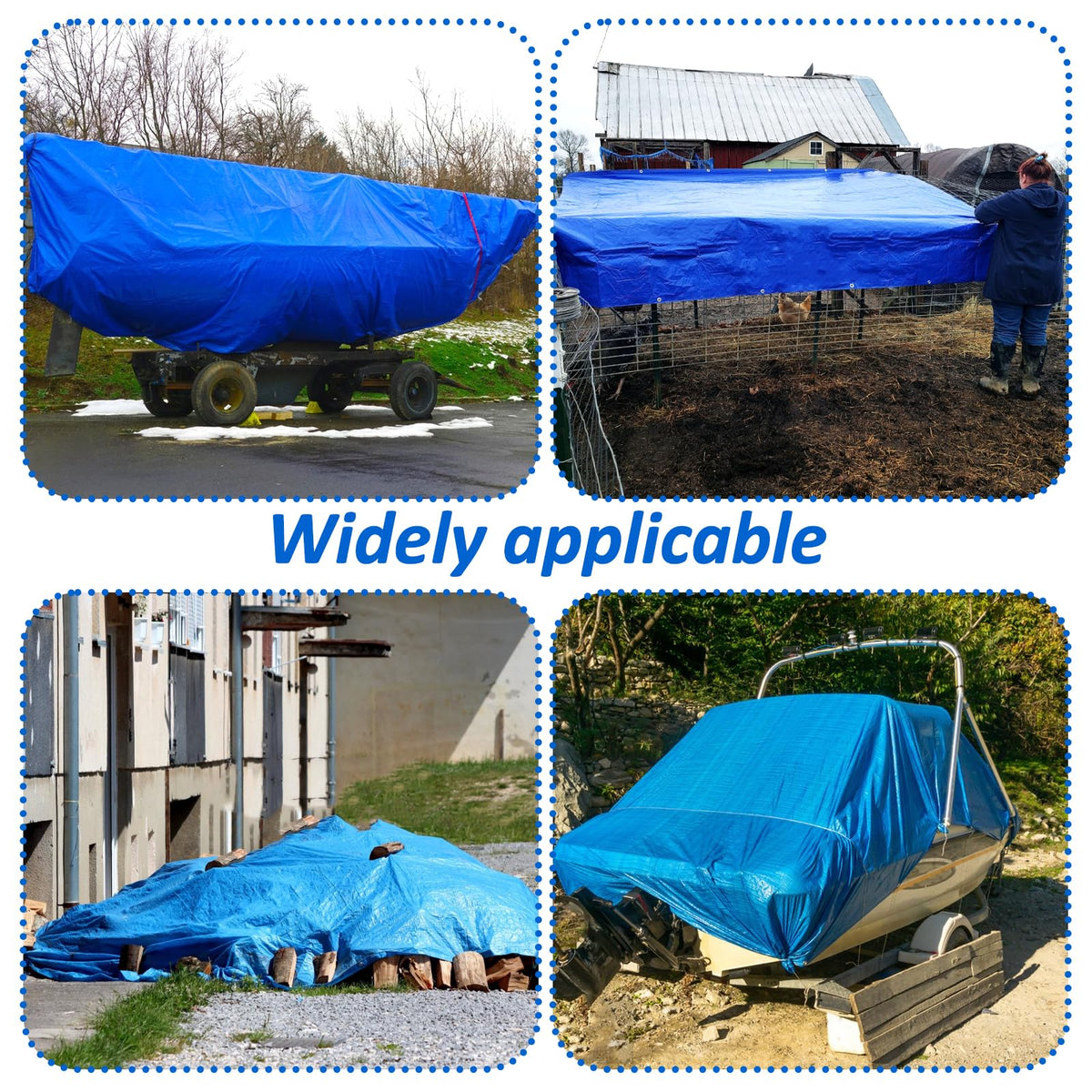 YEXEXINM multi-use ground tarp protects gear and tents outdoors.