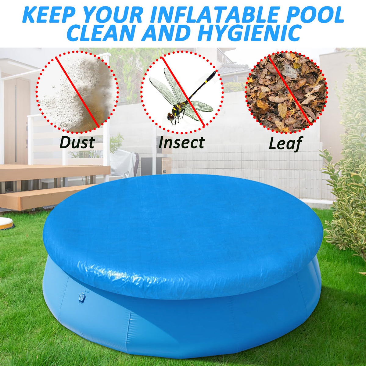 YEXEXINM protects against leaves and dust, reducing cleaning time.