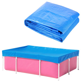 YEXEXINM rectangular pool cover for 7x5 frame pools keeps water clean.