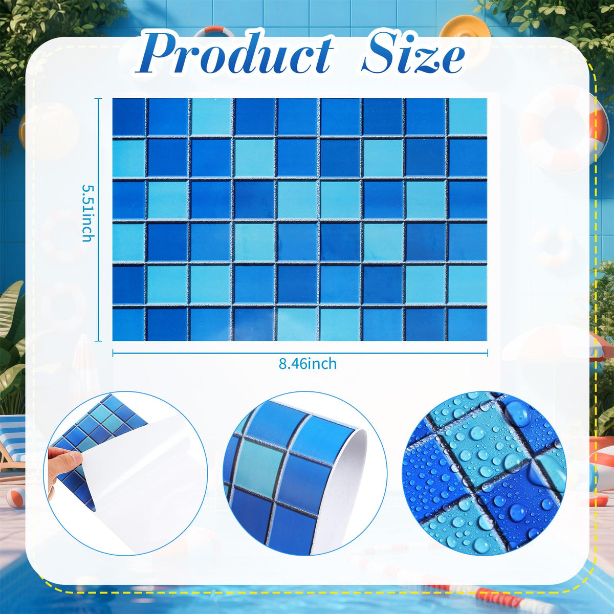 Yexiya PVC pool patch application steps for durable, easy repairs.