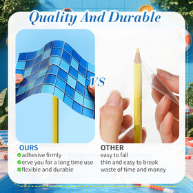 Yexiya underwater patch blends with pool liner for discreet repairs.
