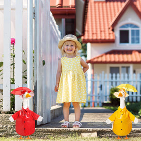 Yeyeplum double-set package includes two outfits and two umbrellas