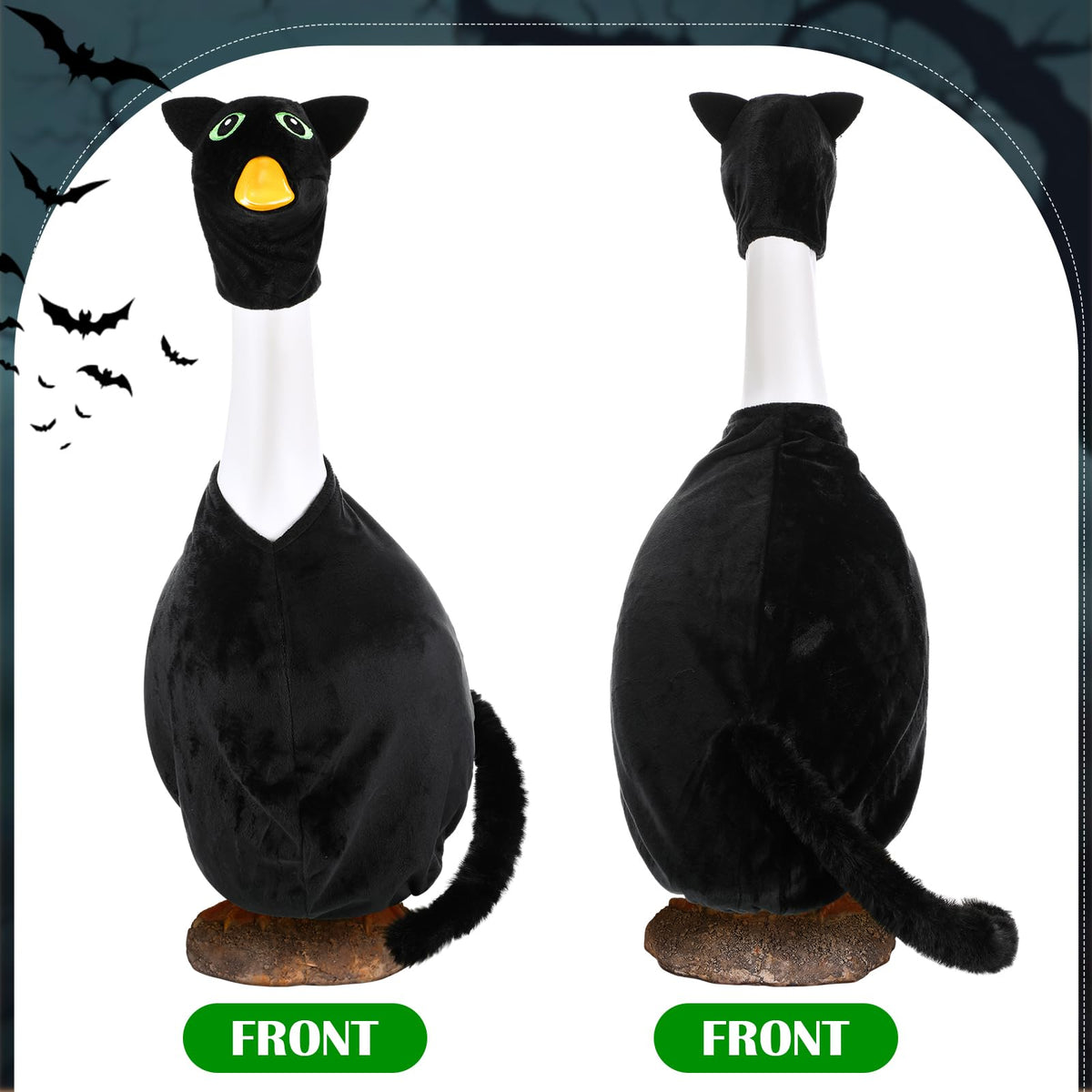 Yeyeplum goose costume full-body set enables quick Halloween transformation.