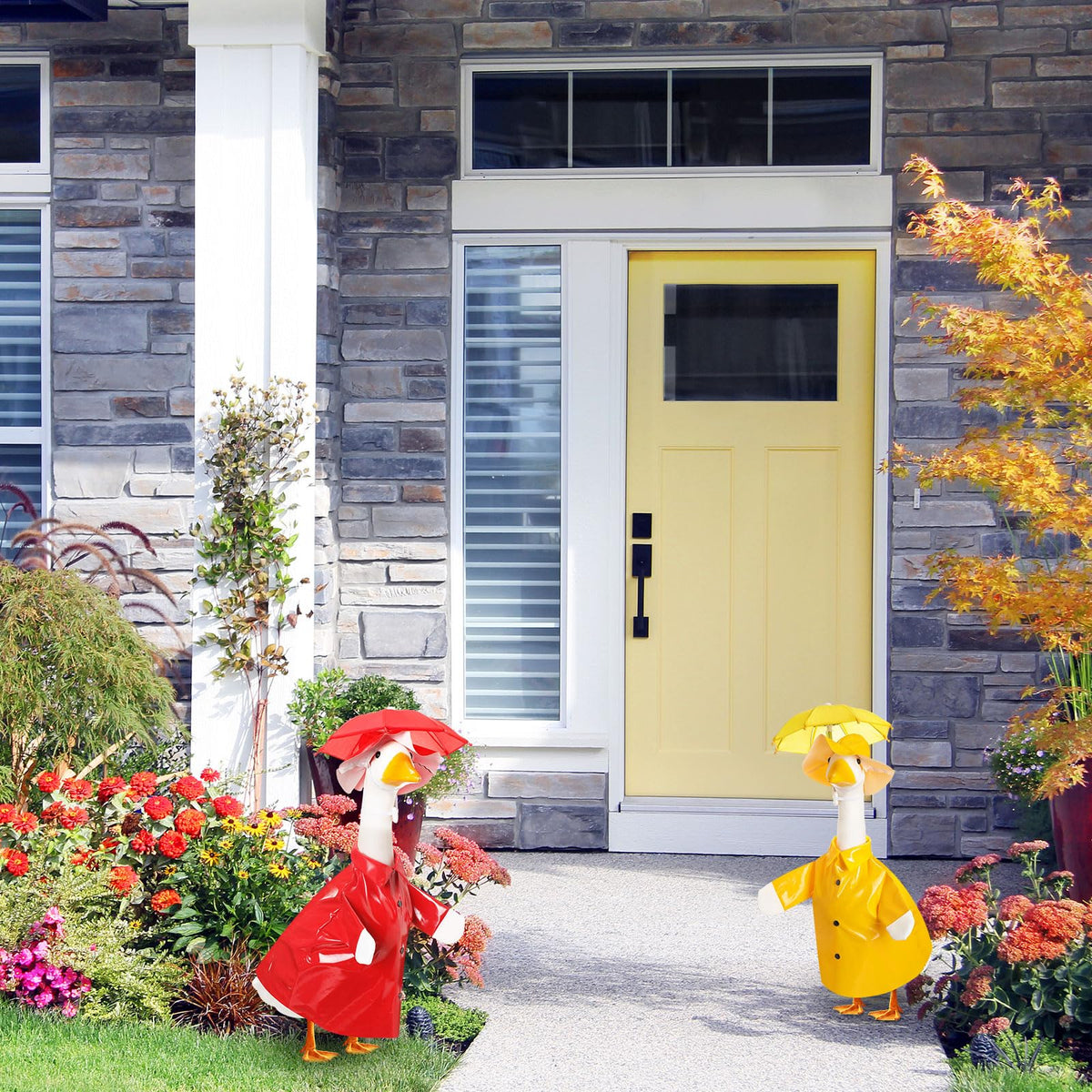 Yeyeplum spring garden party-ready design for curb appeal