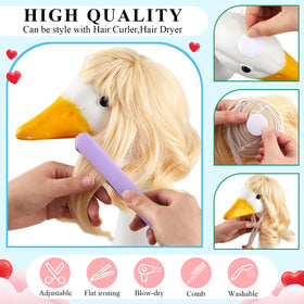 Yeyeplum curly wig provides varied looks for outfits