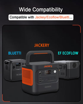 YEZriler charging cord used with power stations at home or on the go.