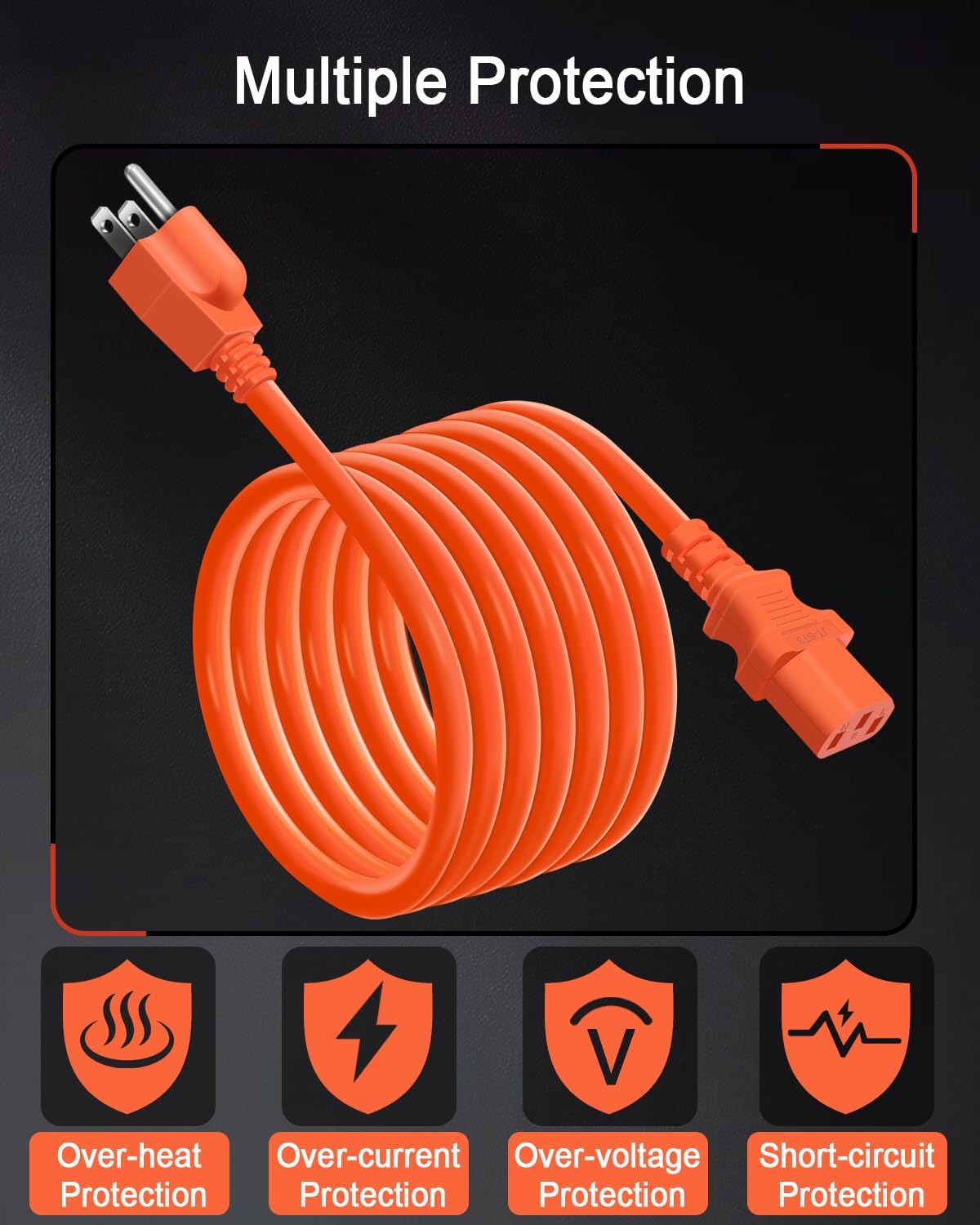 YEZriler wide-compatibility cable works with Jackery, EcoFlow, Bluetti and more.