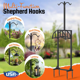 YFFSRJDJ top shepherd hooks ideal for lights or feeders.