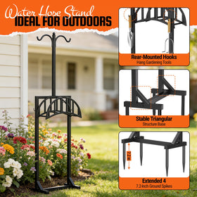 YFFSRJDJ ergonomic hose storage design for easy access in gardens.