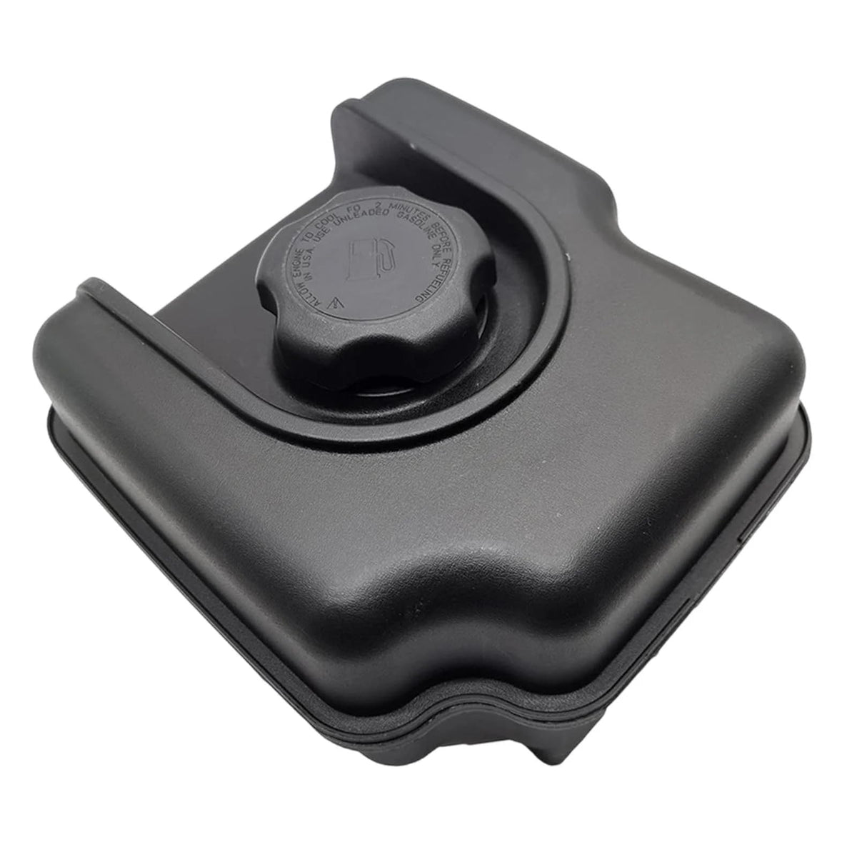 YFZS 799863 fuel tank front view, showing sturdy construction for Briggs Stratton engines.