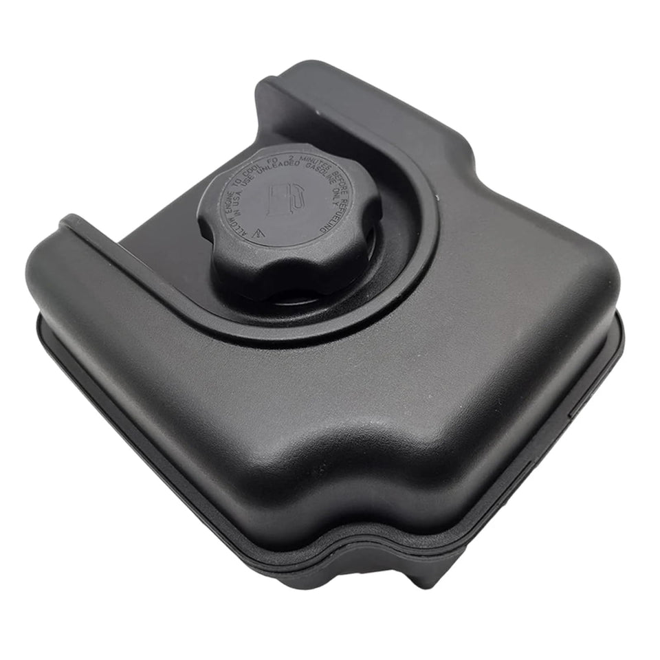 YFZS 799863 fuel tank front view, showing sturdy construction for Briggs Stratton engines.