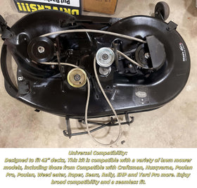 YFZS Husqvarna LT-series compatibility for 42-inch decks.