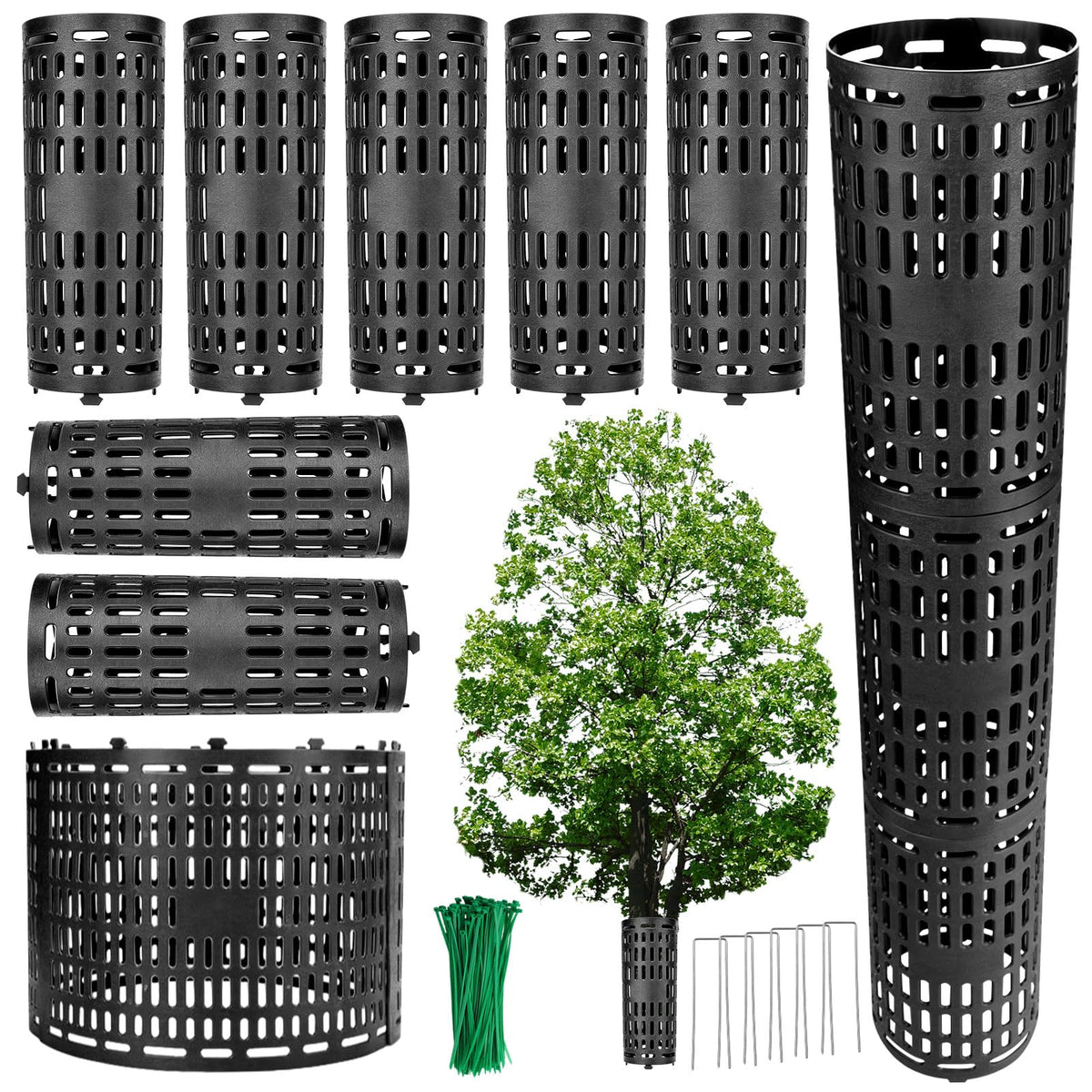 YGAOHF Tree Trunk Protector stackable design shields saplings from damage
