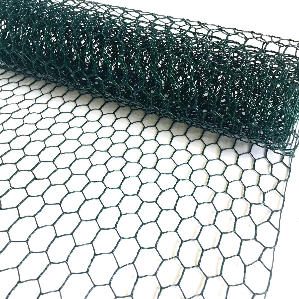 YGGlDUOl chicken wire panel 87in straight-on view for garden border