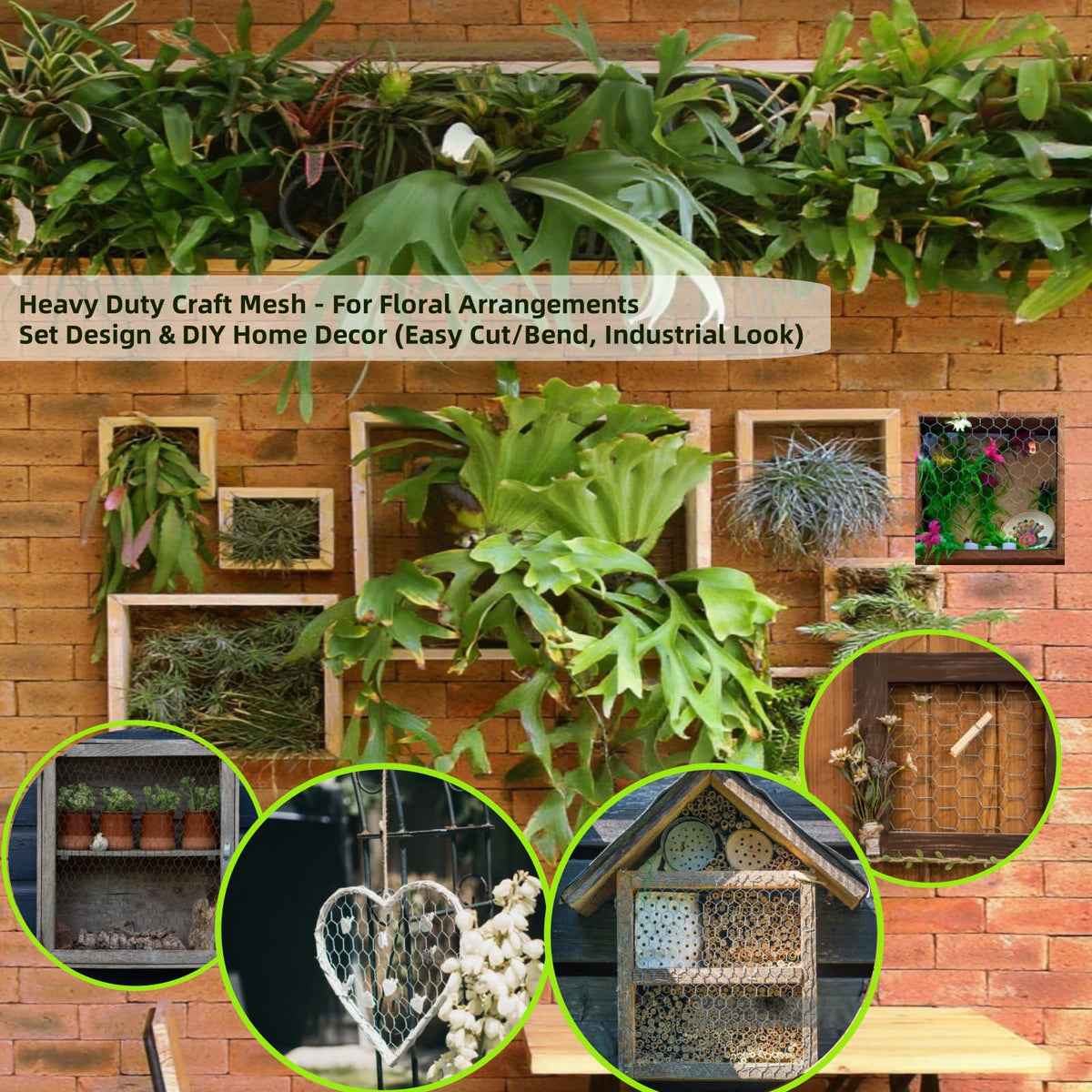 YGGlDUOl potted-plant fortress surrounding planters to deter digging pets