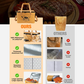 YGMkit BBQ Blanket leakproof lining simplifies cleanup