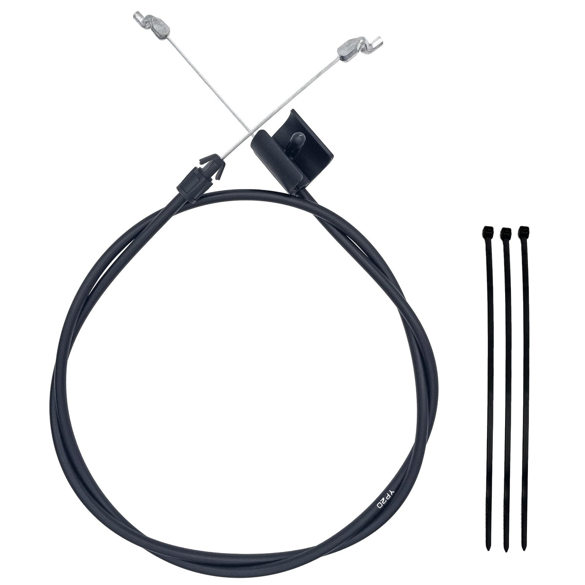 YGQ blade control cable for walk-behind mowers enabling smooth throttle control.