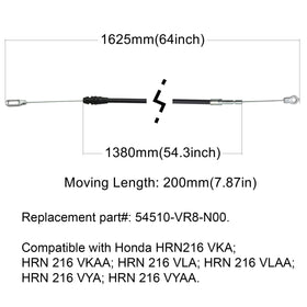 YGQ 54510-VR8-N00 packaging contents showing cable and zip ties