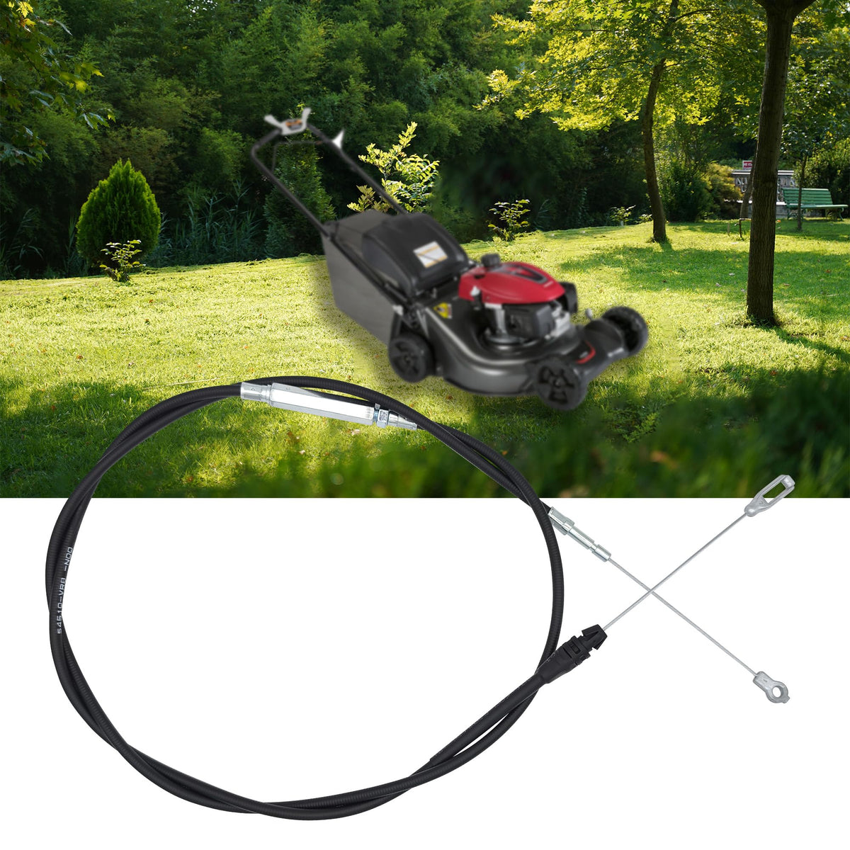 YGQ 54510-VR8-N00 compatibility label confirms Honda HRN216 fit