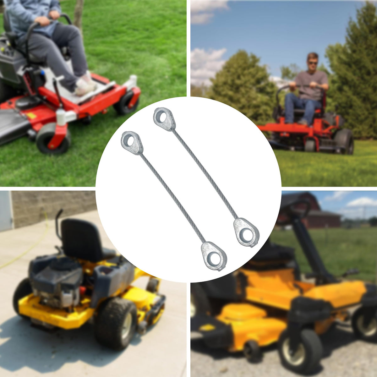 YGQ compatibility image shows supported mower models for 746-0970.
