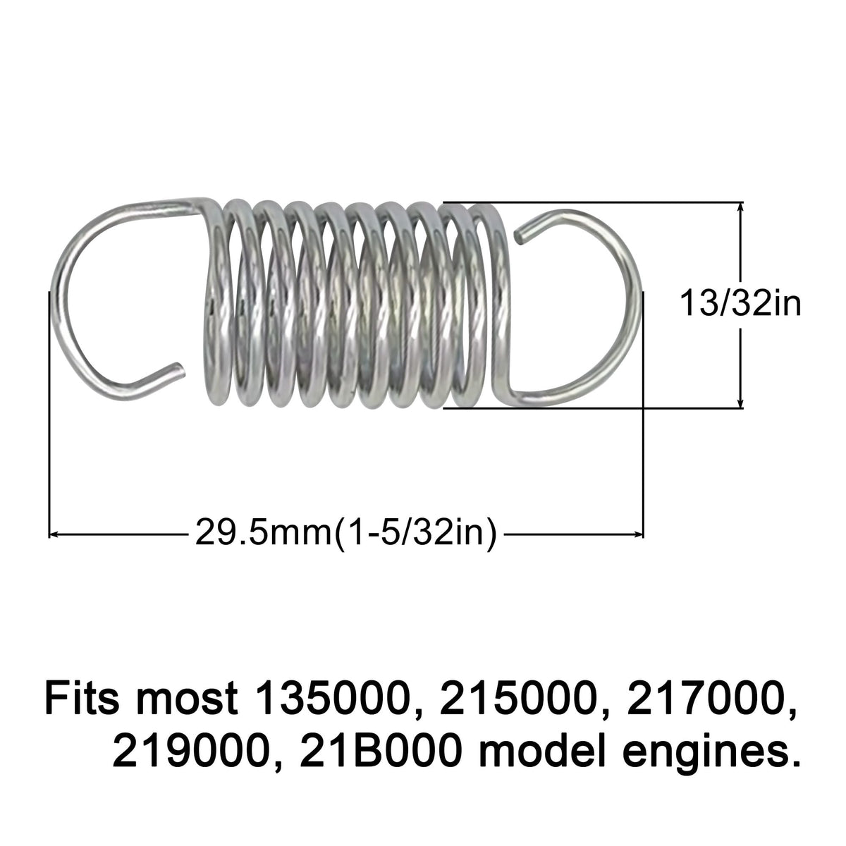 YGQ governor spring compatible with Briggs & Stratton engines for easy replacements.