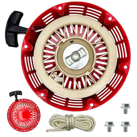 YGQ GX340 GX390 recoil starter red for Honda engines improves startup reliability