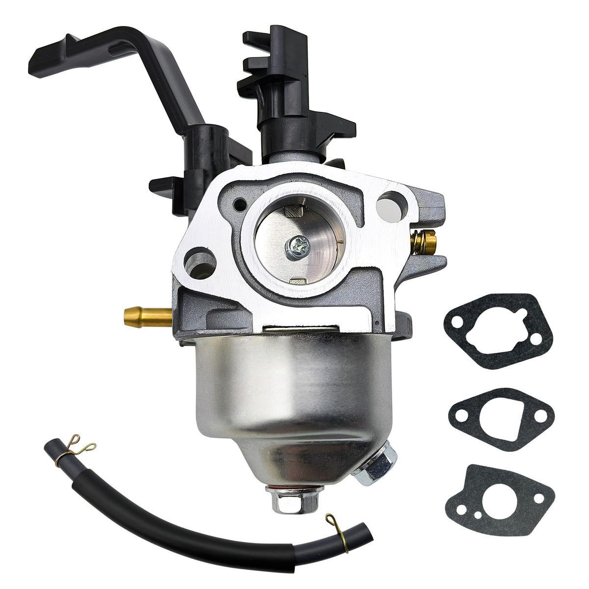 YGQ Huayi P19-1 carburetor kit side view highlights OEM compatibility for Honda GX engines