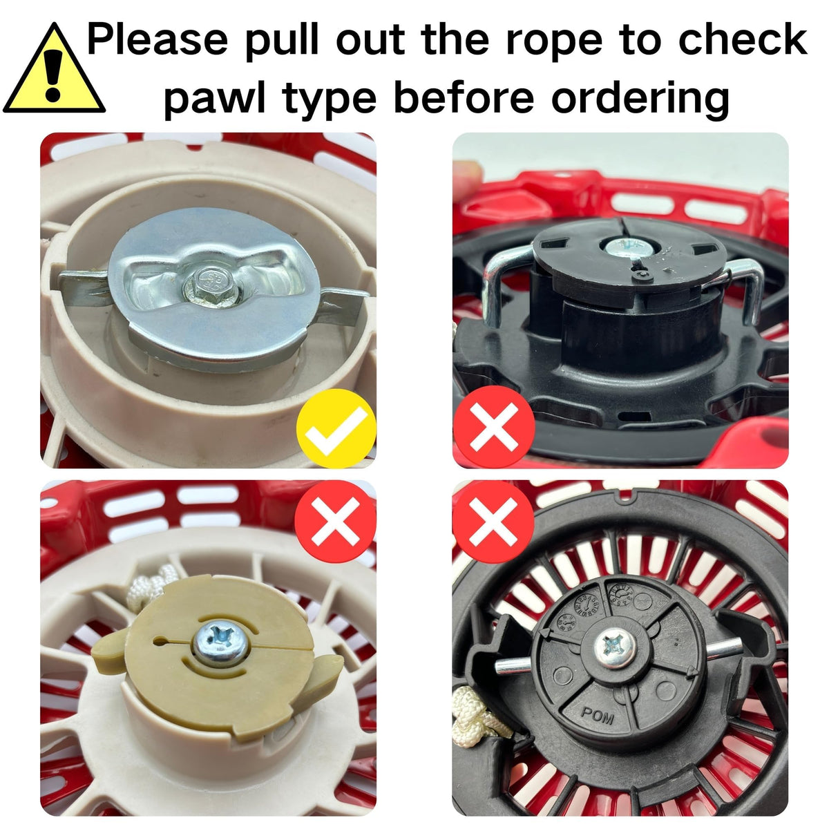 YGQ red iron plate pawl for durable pull-start performance