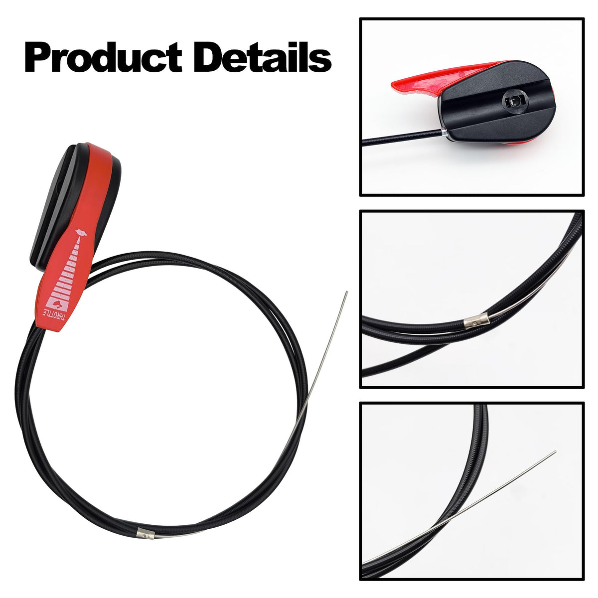 YGQ Z-type cable end for secure lawn mower connection.