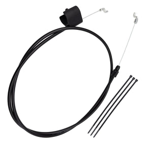 YGQ zone control cable close-up showing durable ends for reliable mower control.